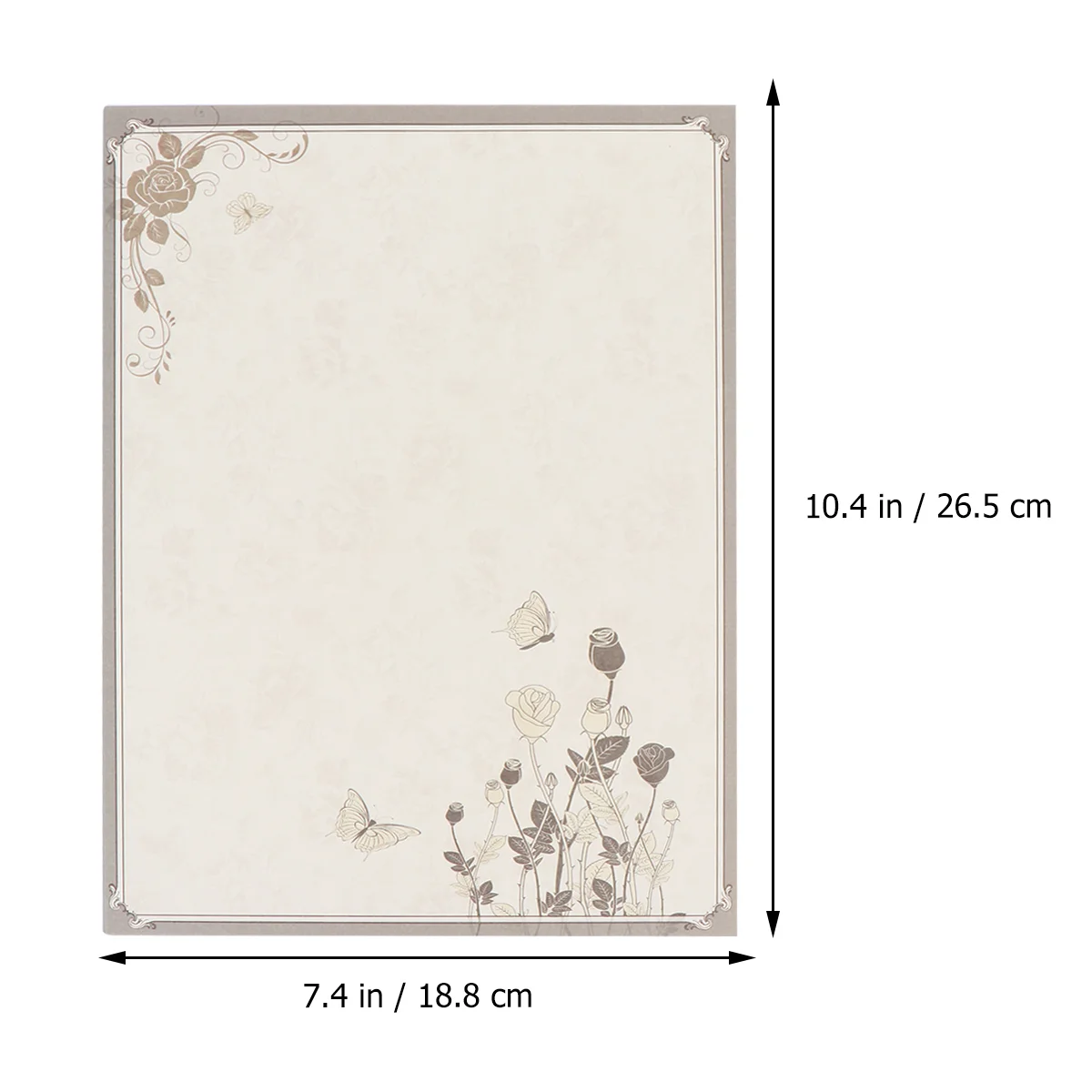 40 PCS Illustration Envelope Stationery Set Paper Chinese Style Note Vintage Writing Flowers