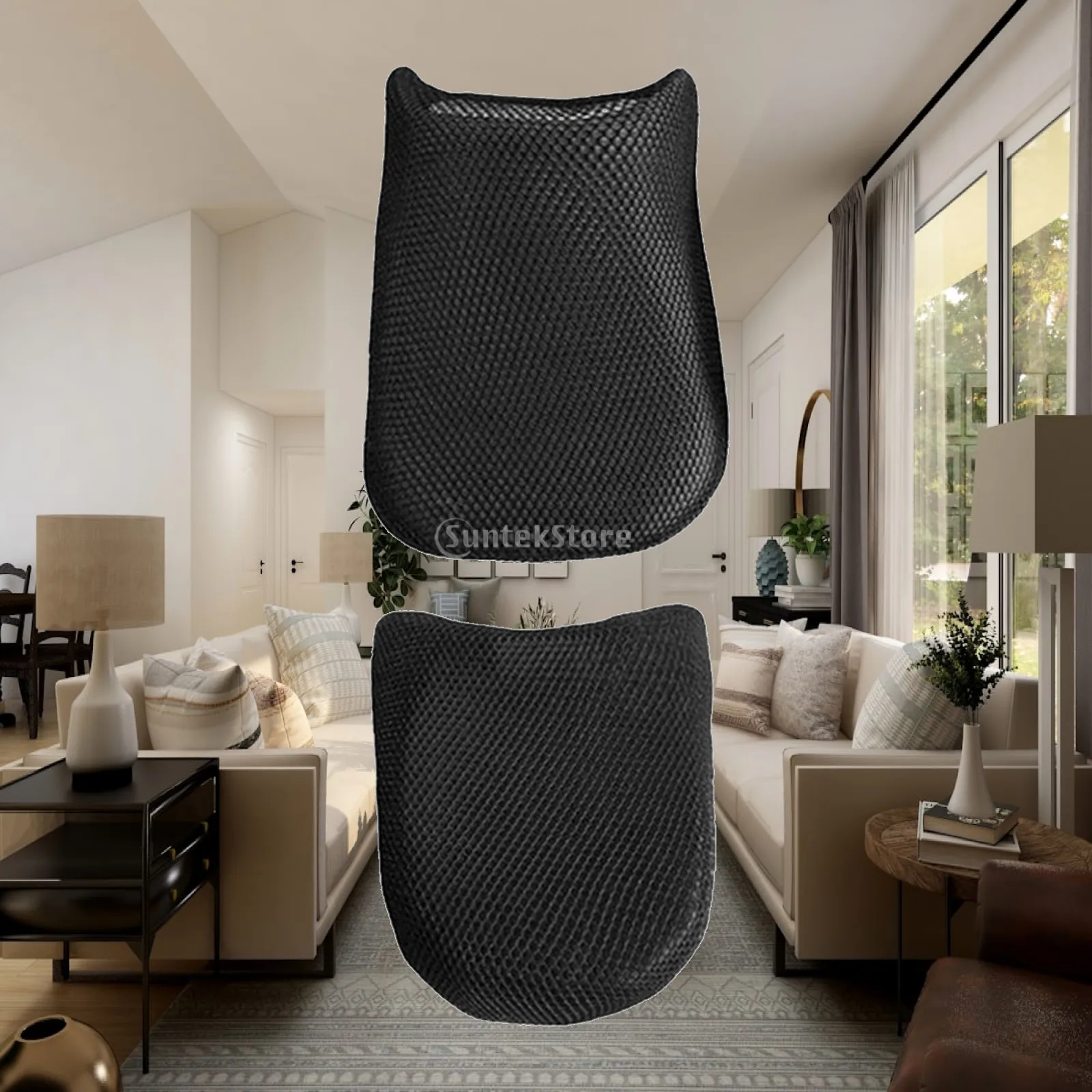 

Cooling Motorcycle Seat Cushion Cover Shock Absorption Pressure Relief Air Mesh Pad for Durable Comfort and Safety