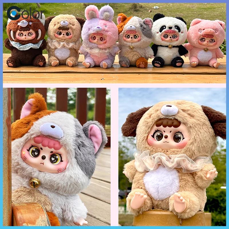 

New Arrival Pidoo Animal Party Series Vinyl Plush Blind Box Toys Cute Cartoon Character Mystery Box Gift For Kids Adults Collect