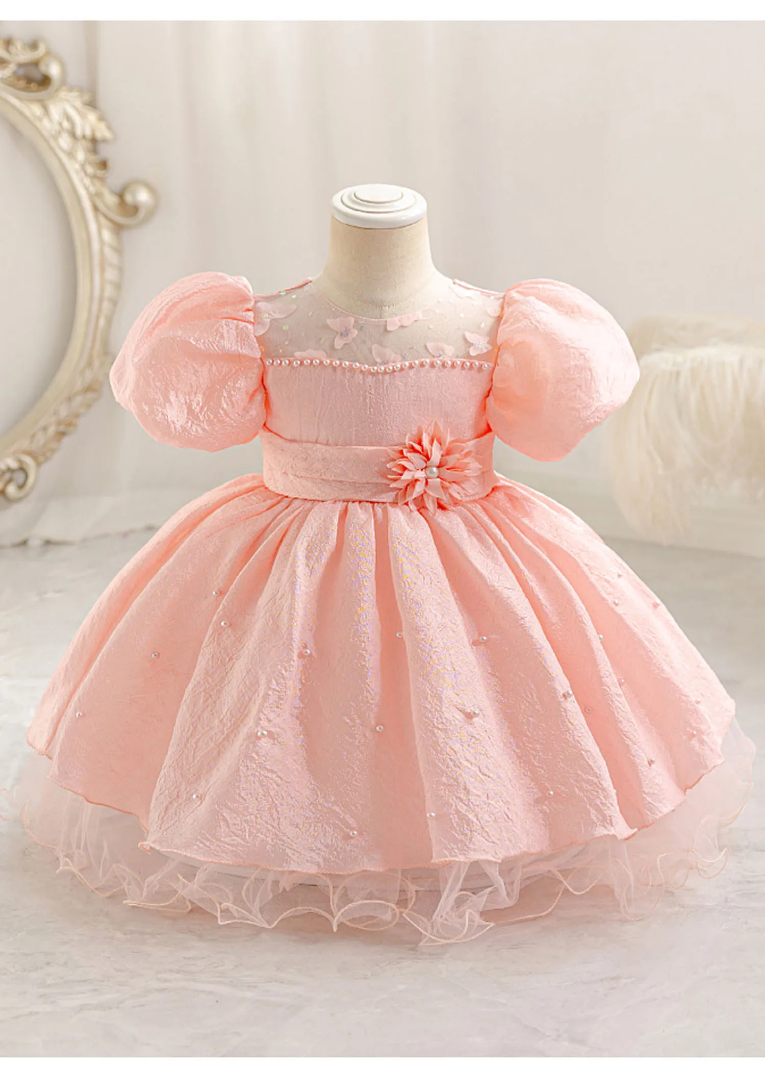 New Baby Girls' Party Dresses for Occasion Kids' Princess Elegant Dress Girl Clothes Birthday New Year Gown