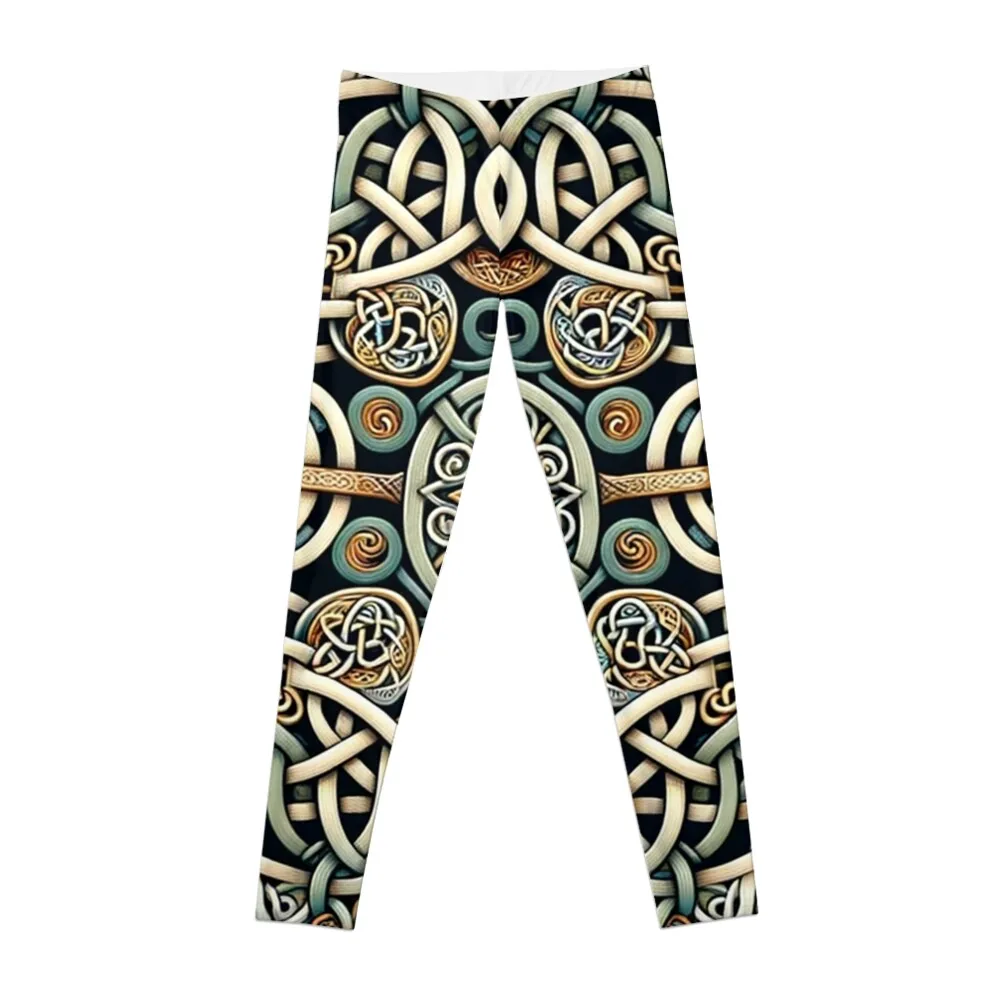 

Celtic Knot Symbol Print Pattern Leggings legging pants raises butt for fitness legings for fitness for girls Womens Leggings