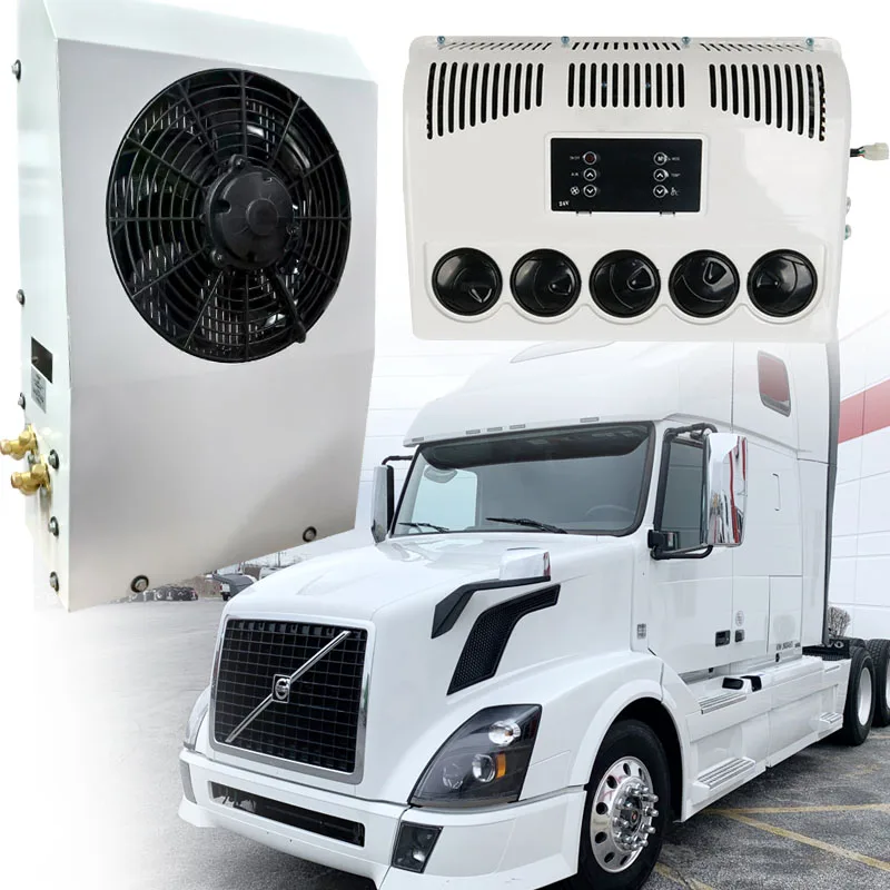 

12/24V Battery Powered Heavy Truck Air Conditioning System Split Air Conditioner Unit Aircon For Trucks