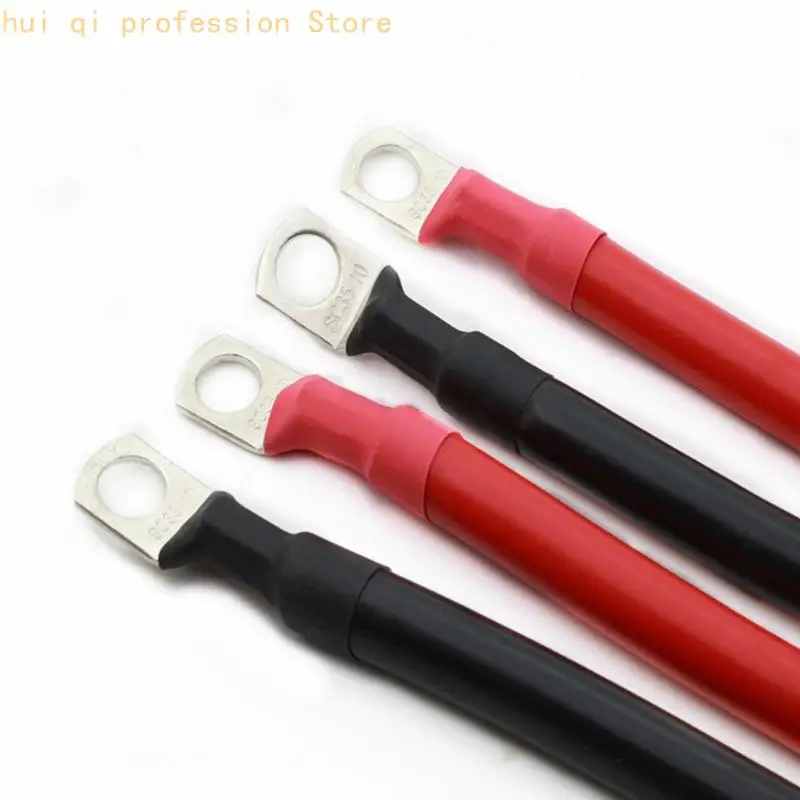 Batterieanschlusskabel mit Klemmende, 35 mm², 50 für 12 V/24 V Notbatterieverkabelung, Kabelschuh-Kupferkabel mit PVC H8WE – Detail 2