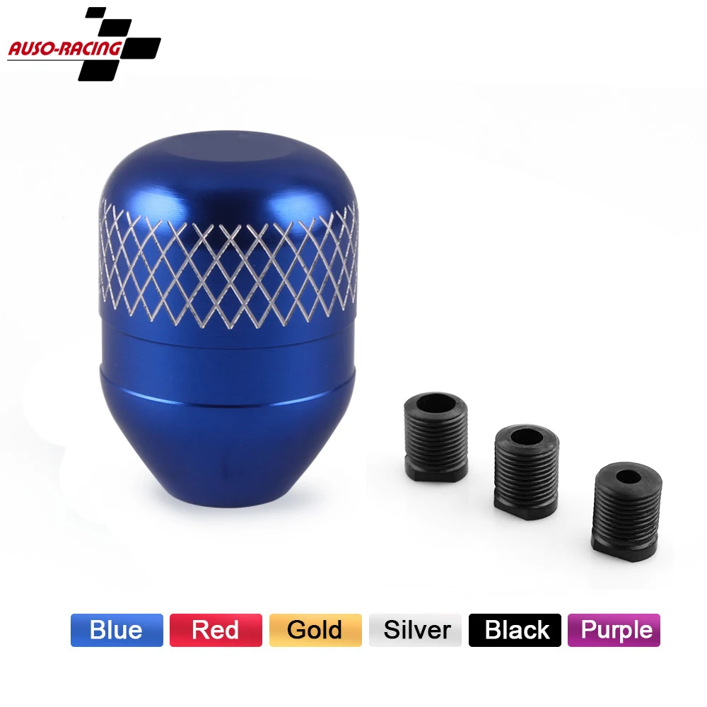 6 Colors General purpose Aluminum Cnc Carving Shift Knob Gear for honda Acura Manual Transmission Shifter Lever Knob