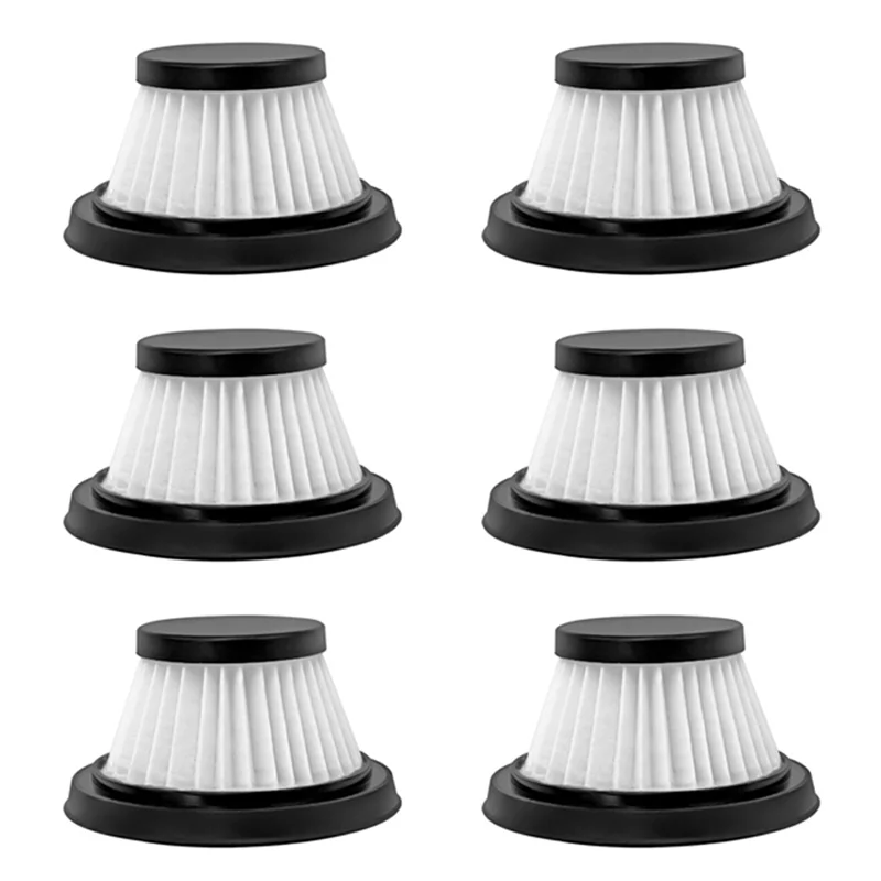 N98R 6แพ็คเปลี่ยนไส้กรองHepaสําหรับเป็ดเครื่องดูดฝุ่นไร้สายขนาดกะทัดรัด,ตัวกรองประสิทธิภาพสูงสําหรับเป็ดเครื่องดูดฝุ่น