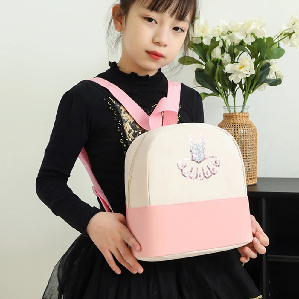 

Cute Children's Dance Bag Princess Style Waterproof Ballet Bag Backpack Wear-resistant Breathable Girls Ballet Sports Bag