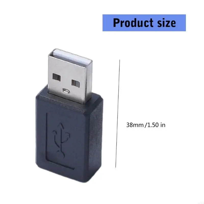 270B USB ~ USB C 어댑터 USB C 암시대 USB 2.0 남성 자동차 충전기 유형 C 컨버터