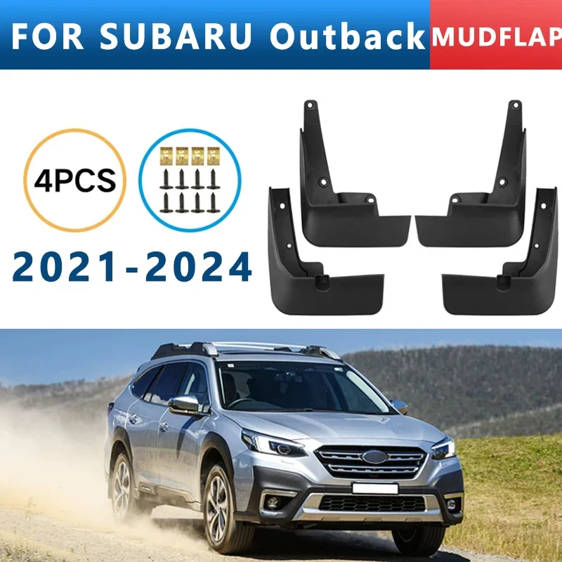 

Mud Flaps Fit for SUBARU Outback 2021-2024 2022 2023 Mudguards Tire Fenders Splash Proof Accessories Wheel Guards 4ps