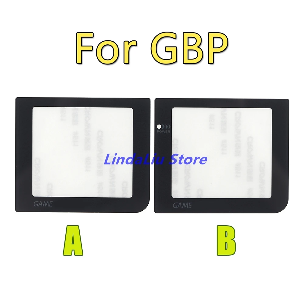 100PCS Black Plastic Mirror Protector Lens Screen Lens Without Lamp Hole for GameBoy Pocket GBP Game Controller With Lamp Hole