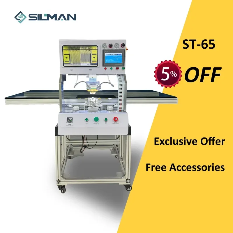 Customized On Demand Silman ST-65 Offer Flex Cable ACF COF TV Screen Repair Equipment Mini Bonding Machine