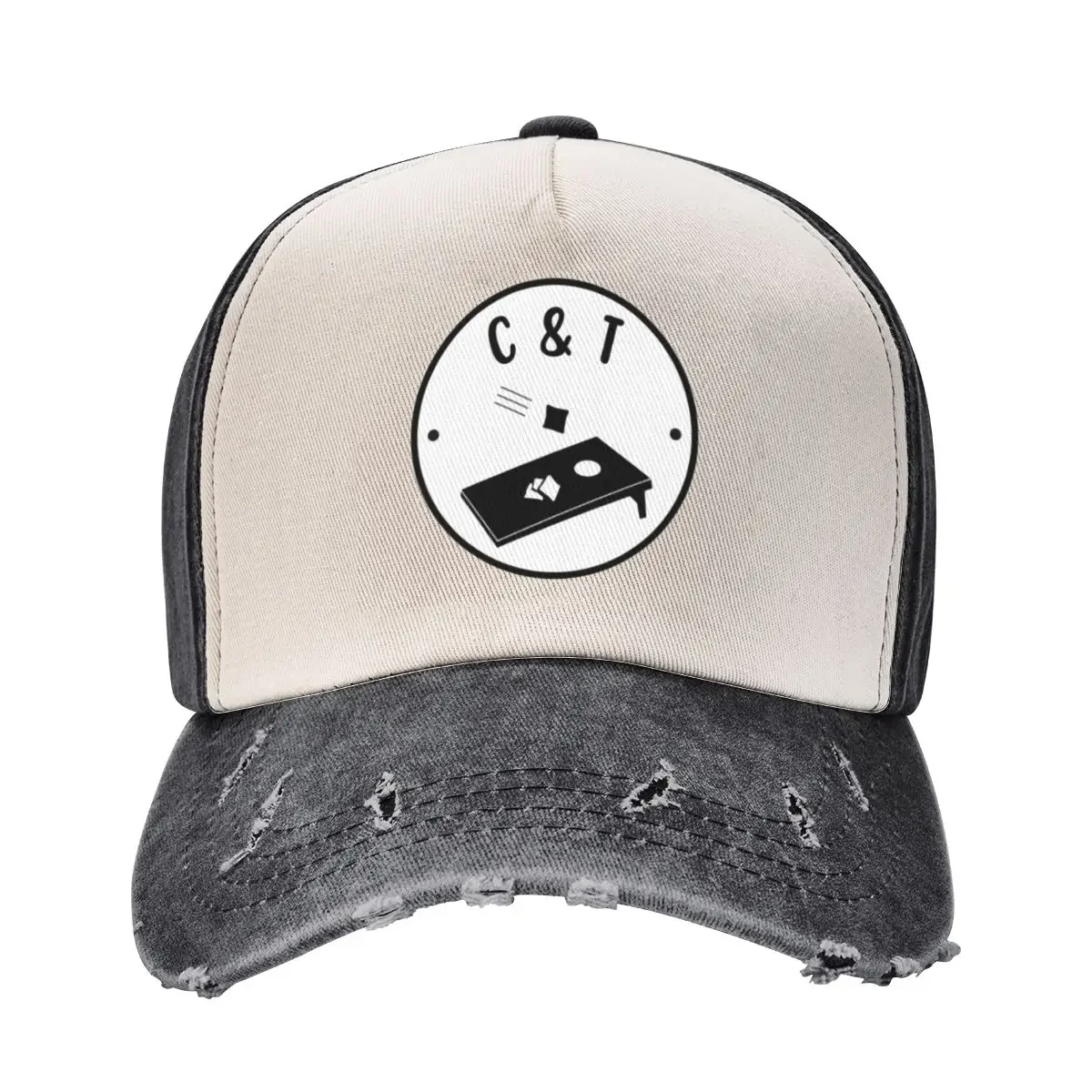 C & T Cornhole Baseball Cap Hood Trucker Hat Golf Hat Man custom Hat For Women Men's