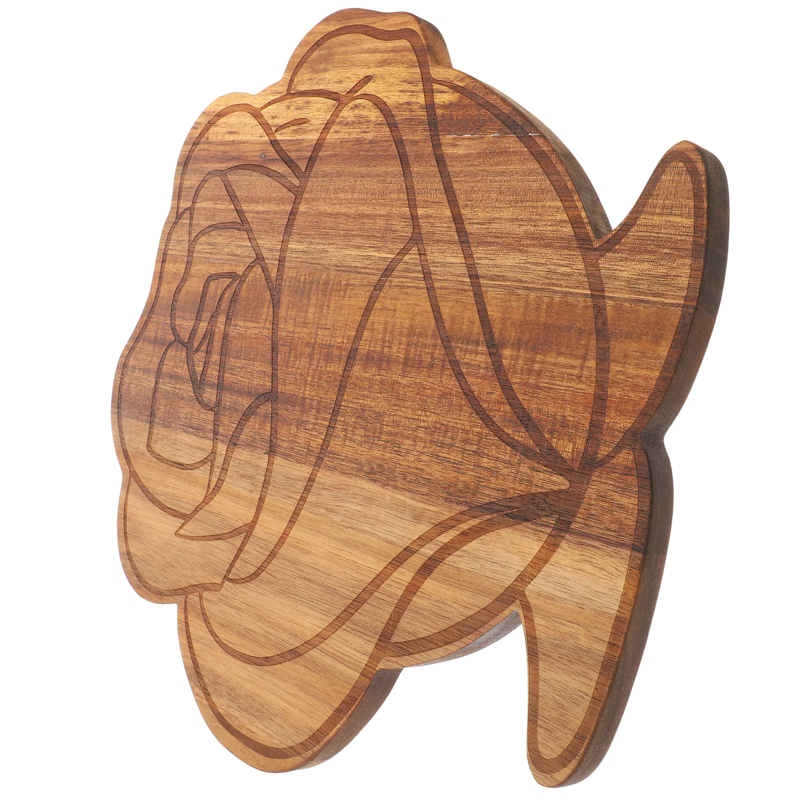 

Cutting Wooden Charcuterie Cheese Serving Platter Rose Shaped Decorative Kitchen Meat Chopping Board Wood Food