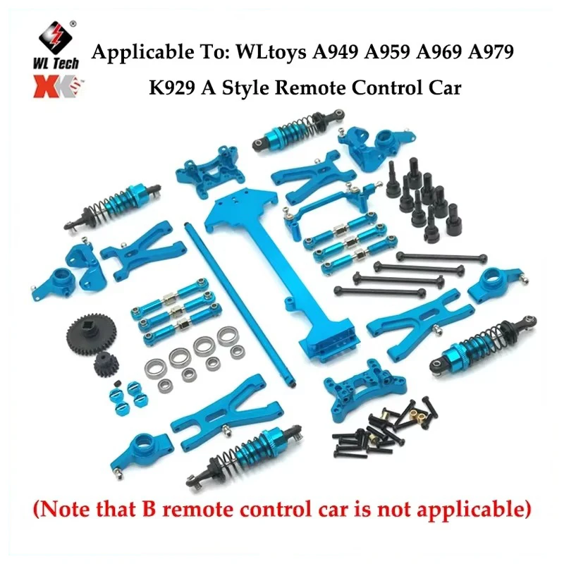 WLtoys A949 A959 A969 A979 A959-B A969-B A979-B actualización accesorios diferenciales de Metal A959-B-28 inferior de coche piezas de repuesto de coches RC