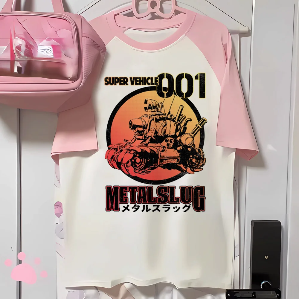 Metal Slug tshirt women youthful t shirt female comic harajuku clothes