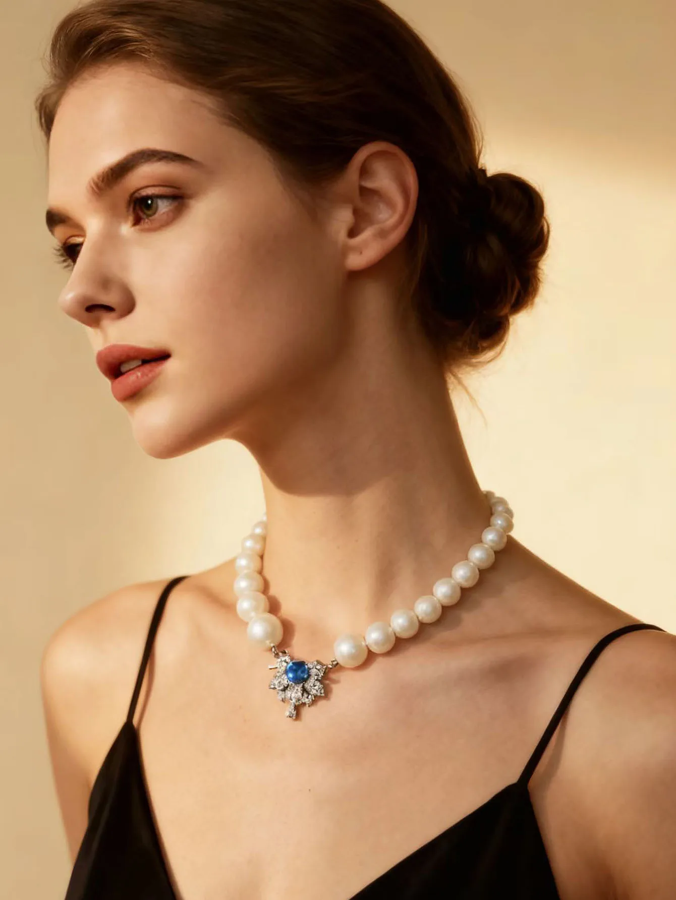 

20261PCS new classic 16mm imitation pearl handmade women's necklace, women's jewelry for various occasions banquet gifts