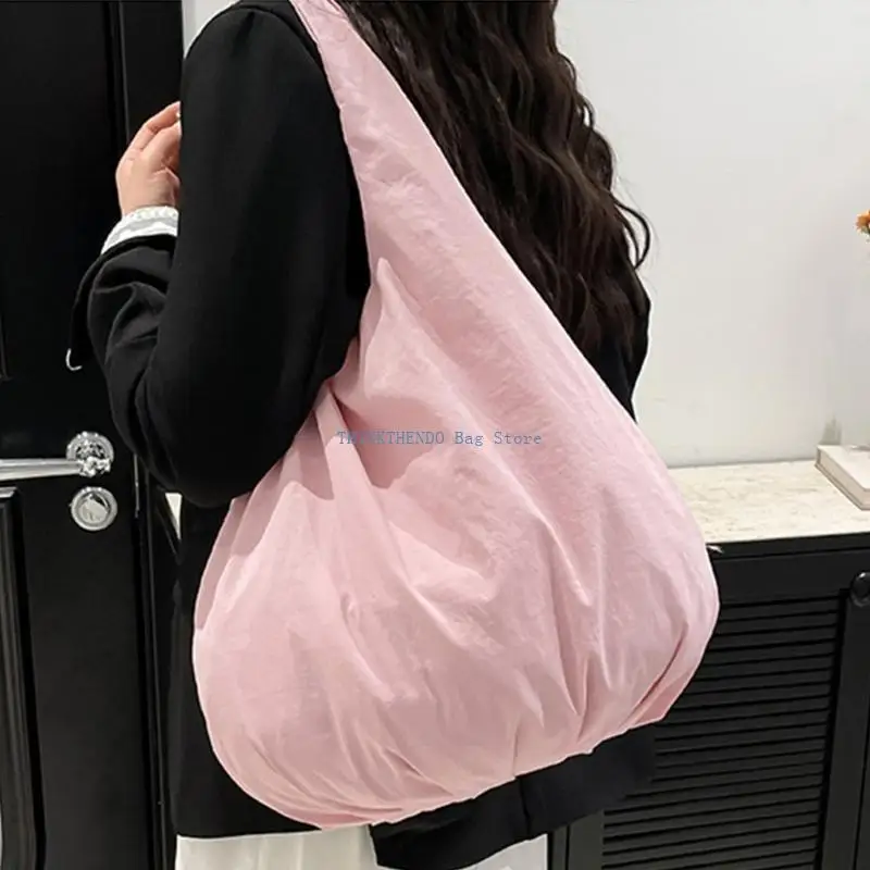 

340D Practical Nylon Fabric Shoulder Bag For Women Stylish And Practical Casual Shopper Handbag For Students And Professional