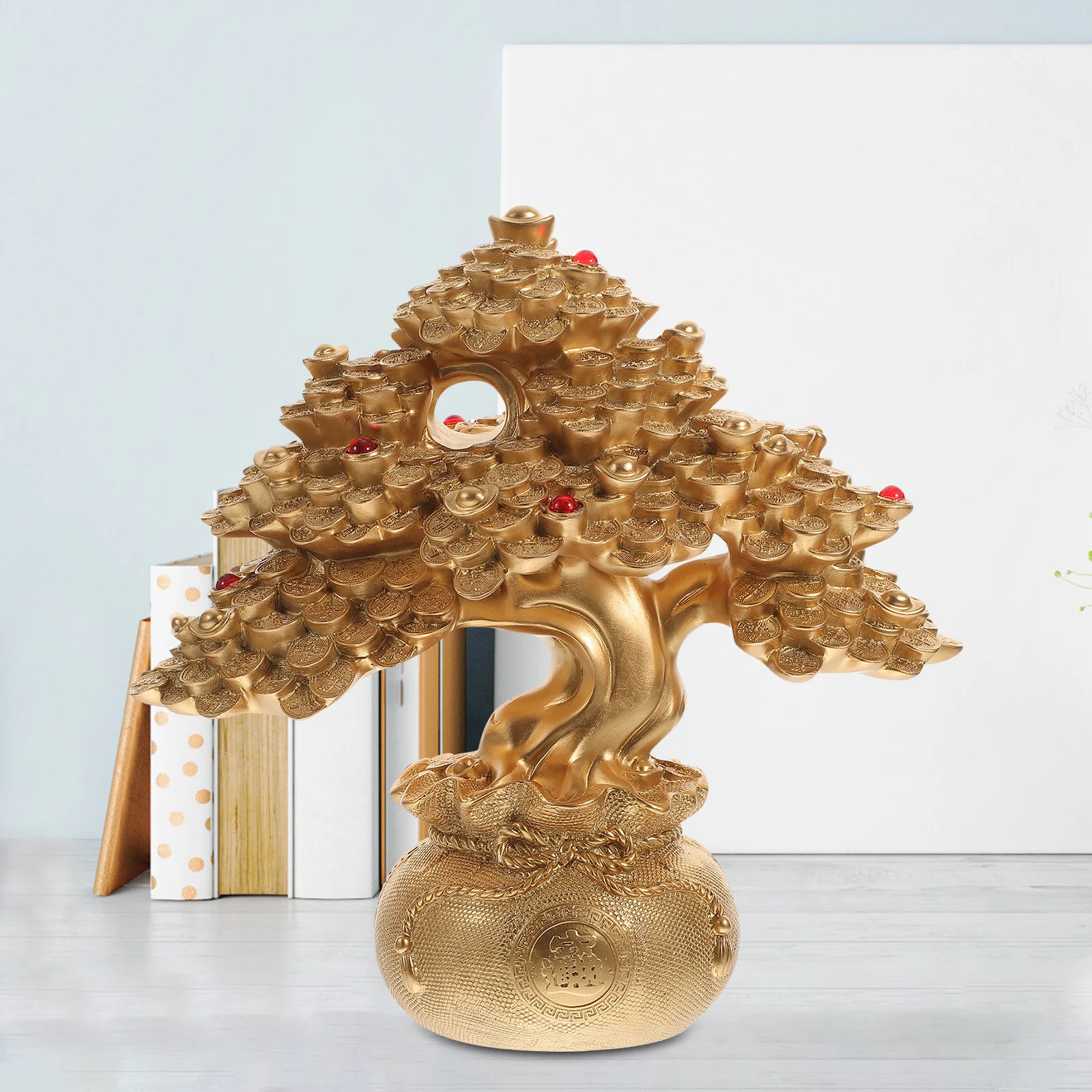

Money Lucky Tree Ornaments Office Decoration Treasure Citrine Desktop Decorative