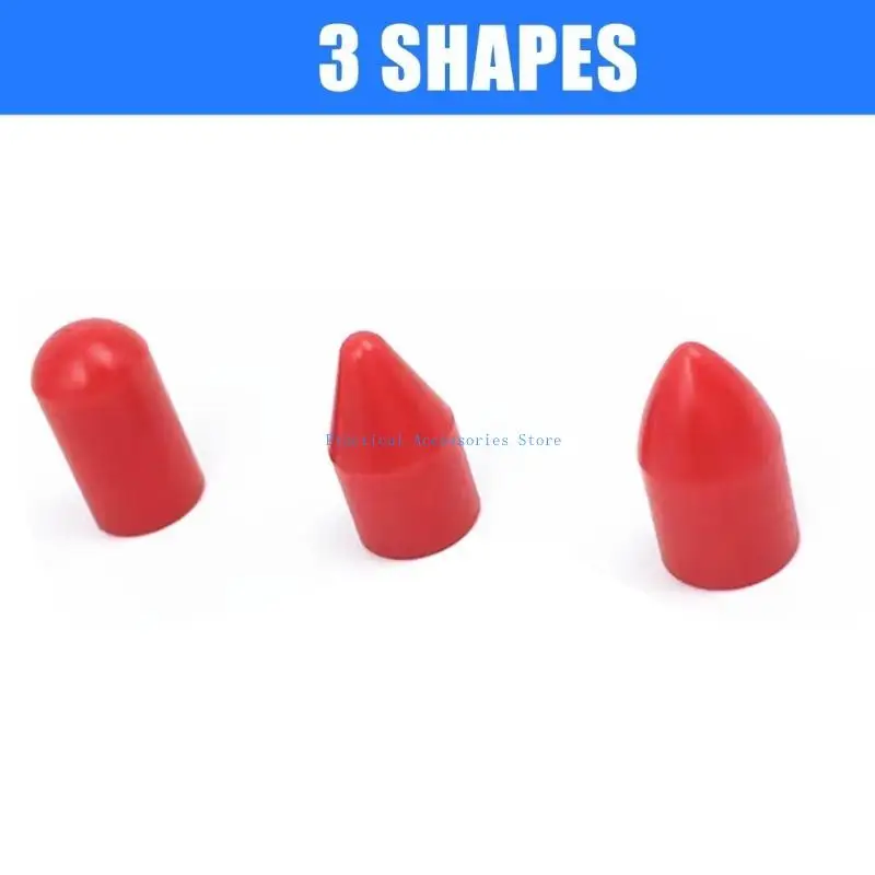 U75E 12 pièces embouts tige débosselage voiture, têtes remplacement, bouchons en plastique, capuchons capuchons