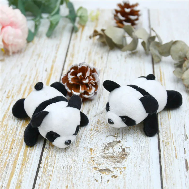 1000pcs Wholesale Three-dimensional Chinese Panda Brooch Cute China Plush Toy Little Doll Pendan,Deposit First to Get Discount