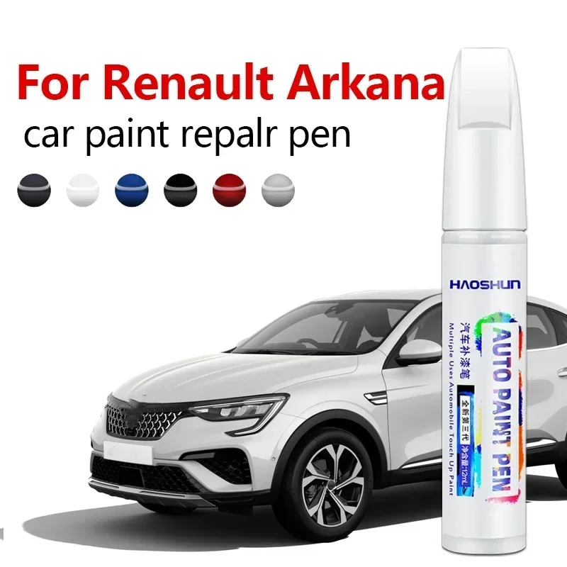 Voor Renault Arkana 2021-2025 CMF-B Verf Reparatie Pen Touch Up Scratch Remover DIY Auto Accessoires Zwart Wit Oranje blauw Grijs