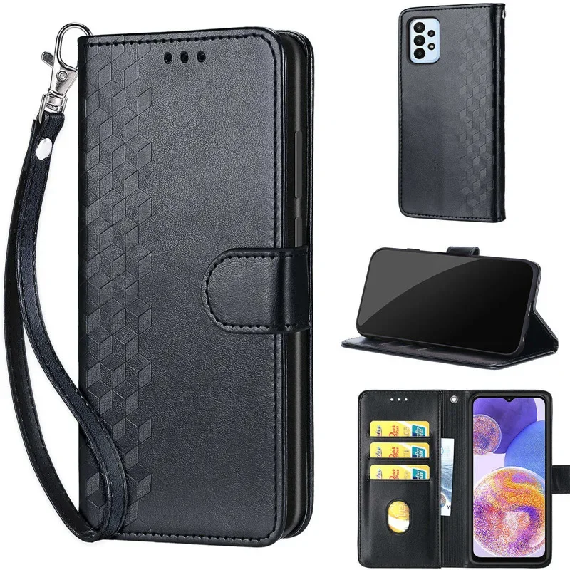 Leather Case For Samsung Galaxy A33 A53 5G Shockproof Cases Wallet Flip Cover For Sam SM-A137 A23 A13 M23 M13 4G 3D Pattern Etui