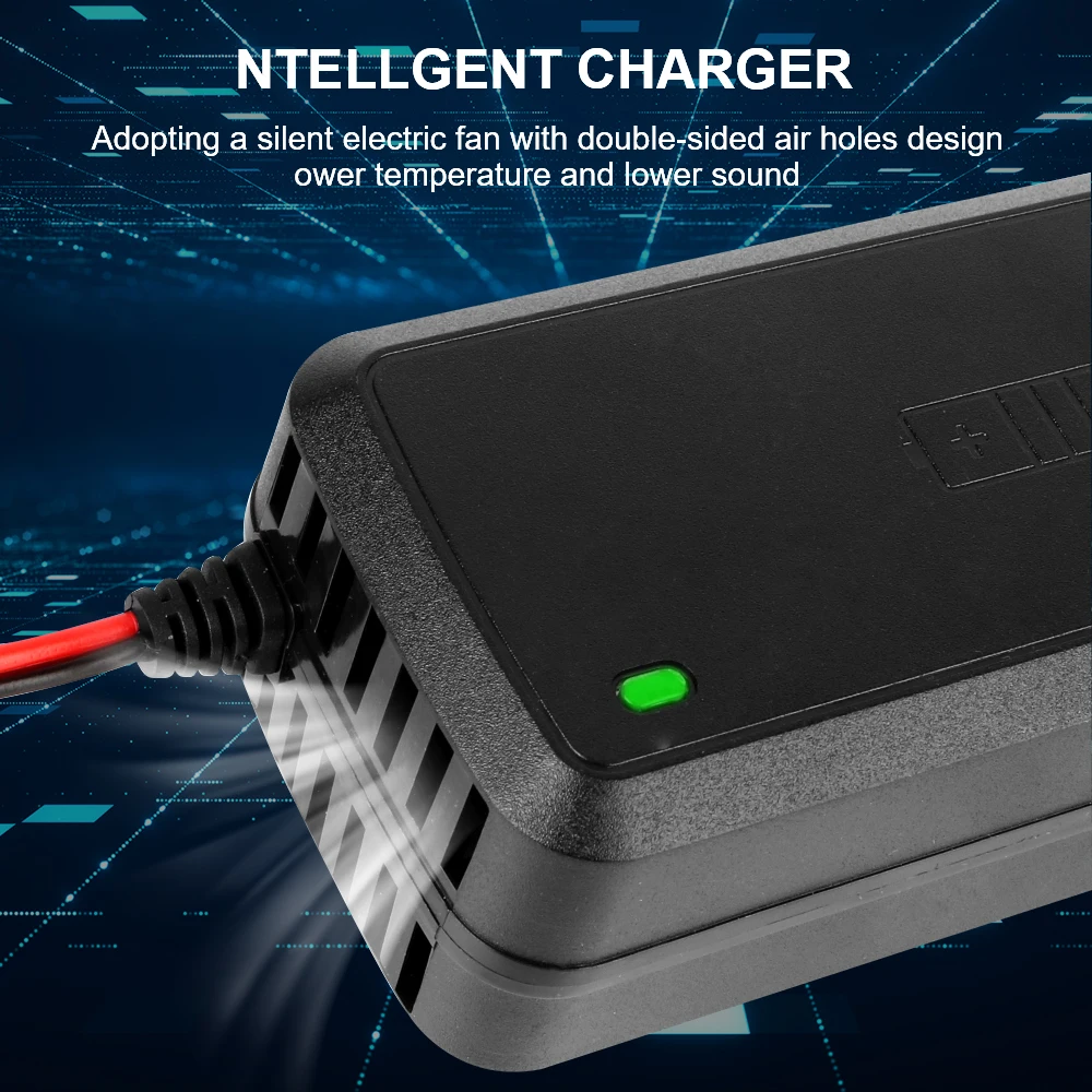 75 Вт 12 В Зарядные устройства для аккумуляторов 3 этапа 5 А Быстрая зарядка свинцово-кислотных аккумуляторов AGM Автоматическое зарядное устройство для грузовиков и автомобилей