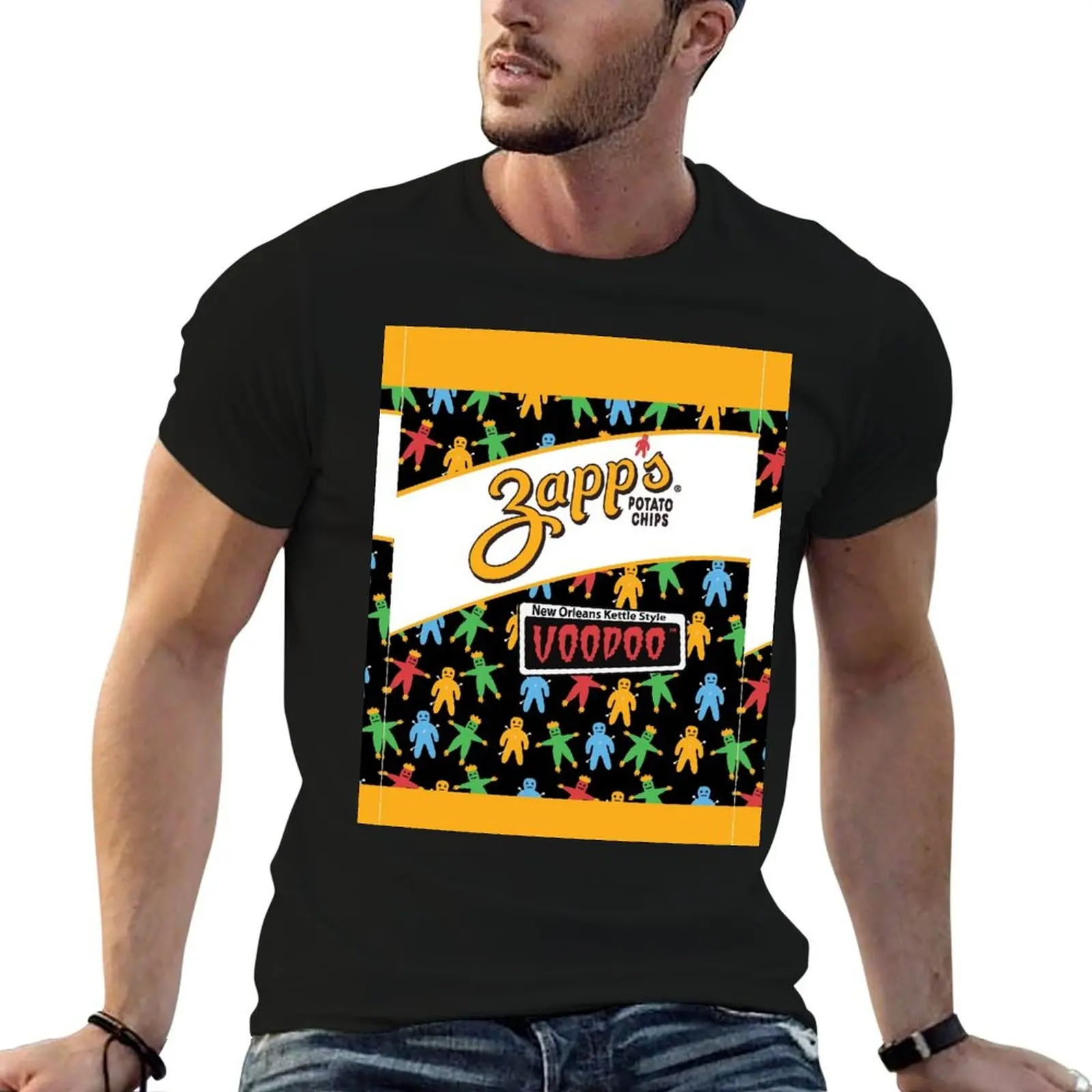 Voodoo Chips Bag T-Shirt Holiday Lightweight T-Shirt
