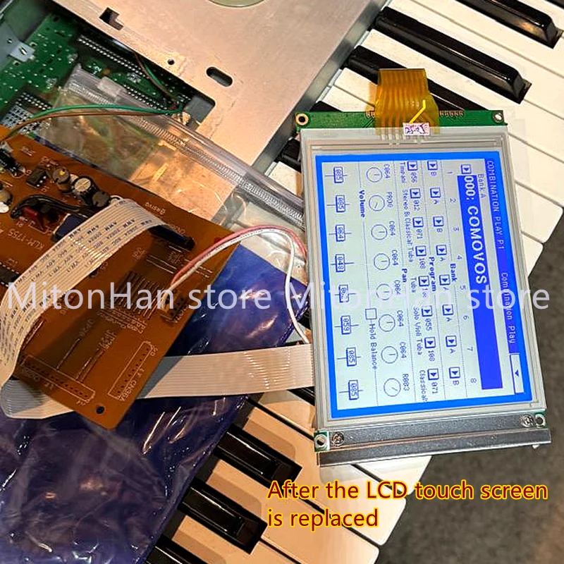 New For Korg Trinity V3 5.7 Inch LCD Display With Touch Screen Glass (100% tese before shipment)