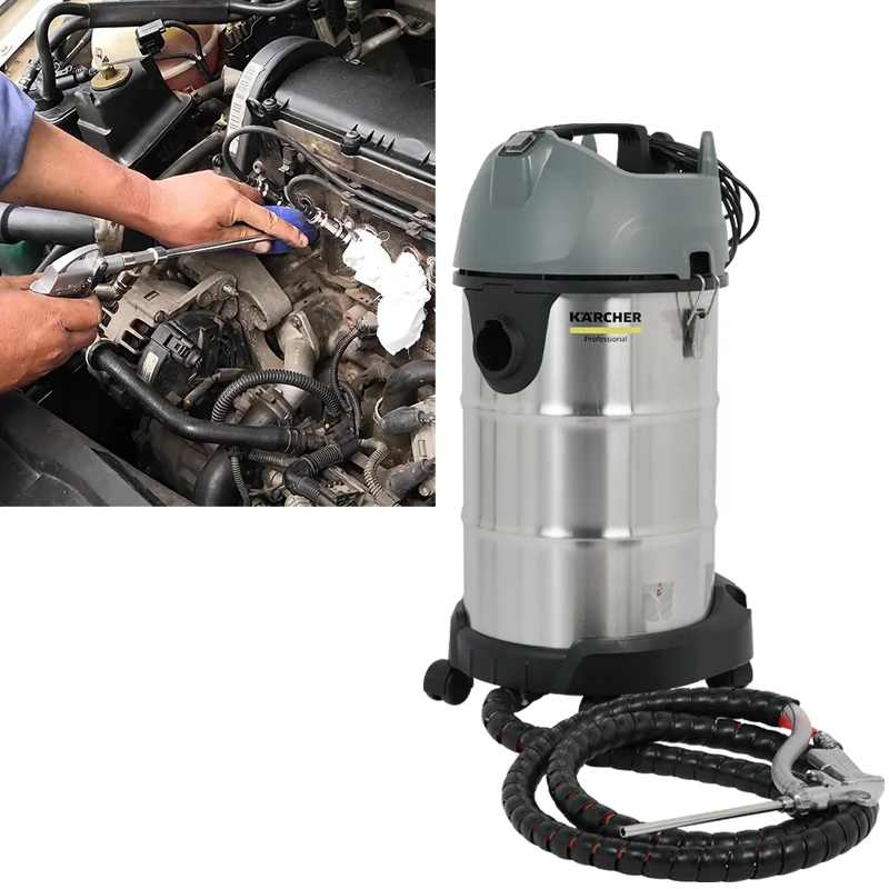 

KJ-5380 Metal Automatic Car Engine Intake Valve Cleaning Tool 1300W 220V/50-60HZ 3kg Walnut Sand Capacity 3mm Dry 3M Return Pipe