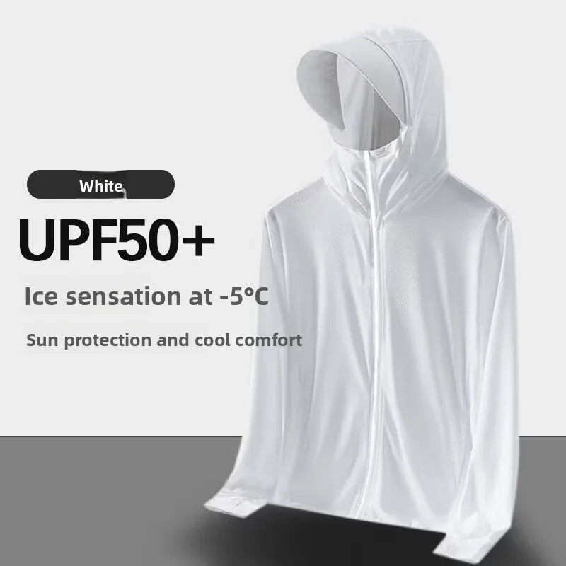 

Летняя свободная кепка из ледяного шелка для защиты от солнца, с широкими полями, защита от УФ-излучения, легкая верхняя одежда из полиэстера...