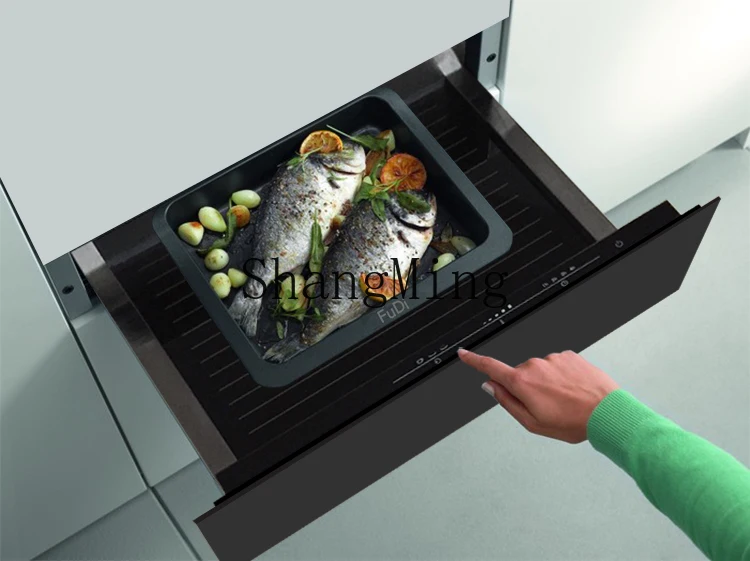 ZYY Cassetto isolante incorporato Scatola isolante per piatti caldi intarsiata per uso domestico