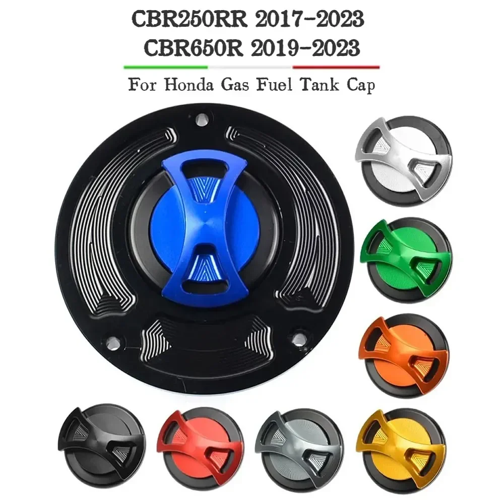 

Keyless Motorcycle Fuel Gas Tank cap Cover For Honda CBR250RR 2017-2023 CBR650R 2019-2023 2020 2021 2022