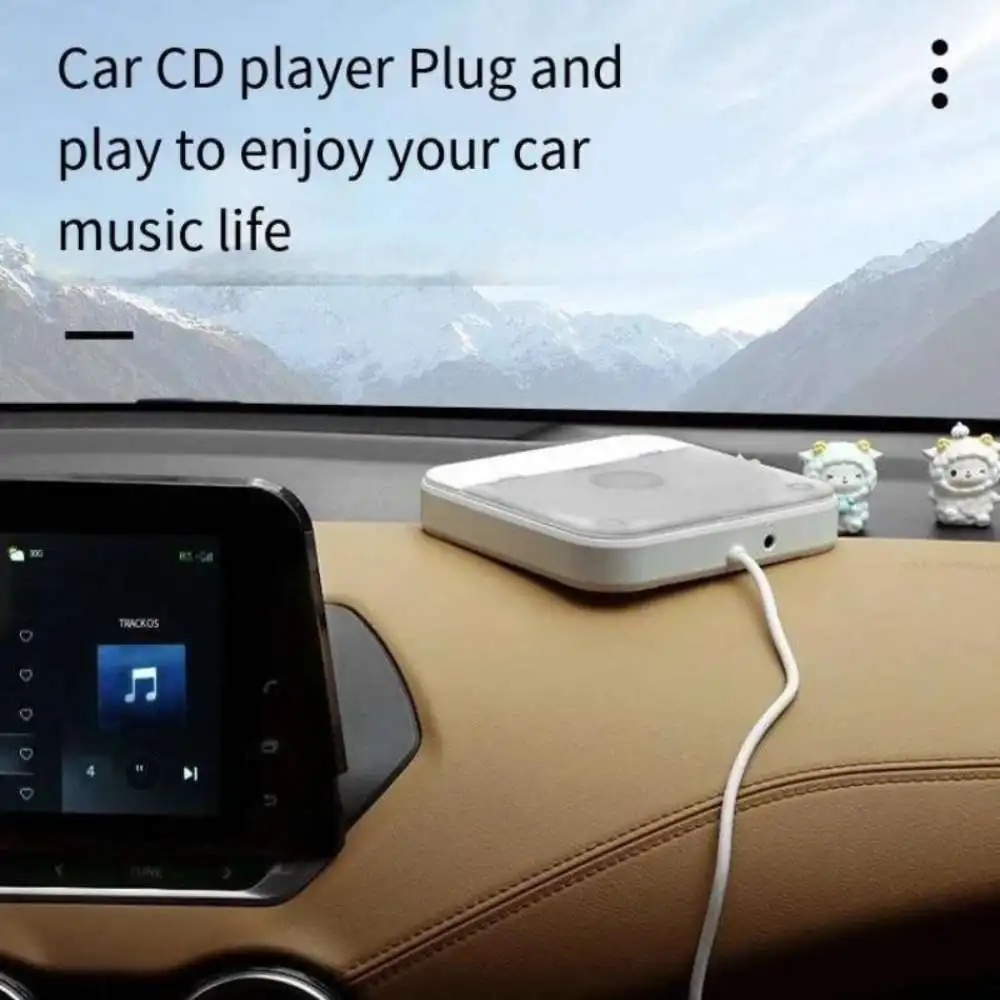 Generic USB Auto CD Player Anti-Shock HiFi Extern AUX Plug & Play Tragbarer Fahrzeug CD-Player