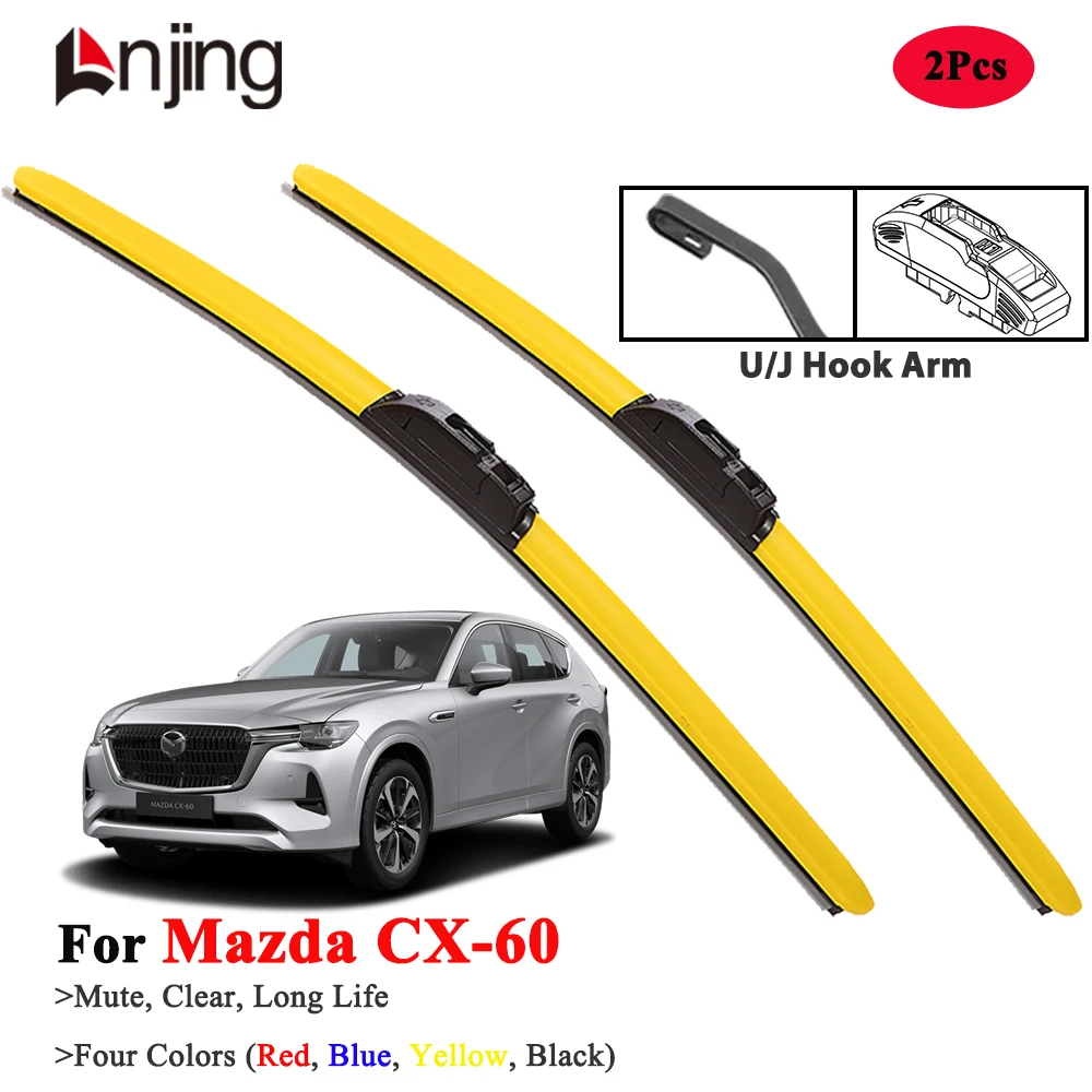 

LNJING Wiper Blades For Mazda CX-60 2022-Now