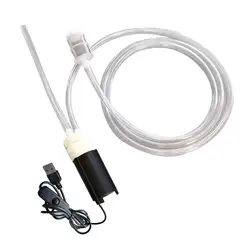 USB Electric Wines Pump Syphon Pump Tube Hose Beer Siphon Filter Wines Siphon Tube Transfer Pump Household Brewing Equipment