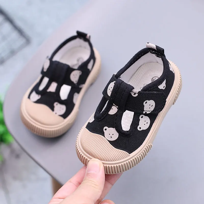 Infant Kids toddler shoes baby bottom canvas shoes Boys Girls Casual Sneakers Soft Sole Non-Slip Toddler Shoes First Walkers