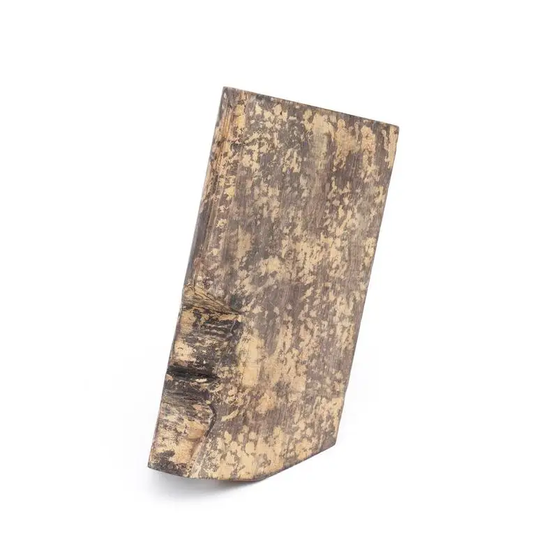 كائن ديكور الوجه الخشبي - 5x4x8 بوصة. تمثال ونحت فريد لديكور المنزل والمكتب