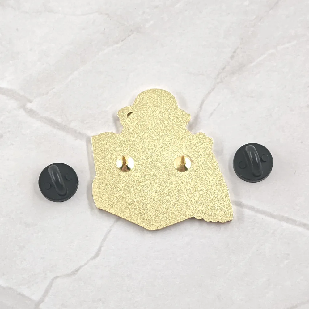 Pooping on People Enamel Pins Funny Reading Pigeon Brooches Cute Bird with Glasses Lapel Badges Clothes Backpack Novelty Jewelry