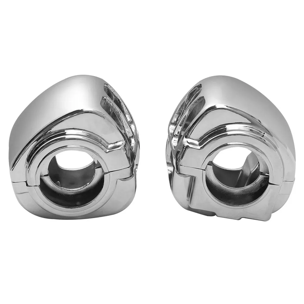 Motorcycle Chrome Aluminum Handlebar Switch Housing Cover For Harley Sportster Dyna Softail V-Rod 2002-2010