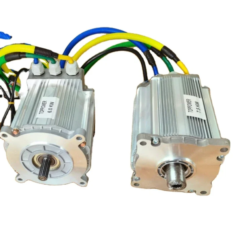 60/72V 4500W high power heavy duty Sine Wave Brushless DC Motor For electric vehicle cargo