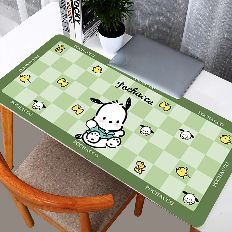 Pochacco Mouse Pad durable Large Gamer XXL Keyboard Desk Mouse Mat Carpet Rubber Tapis Souris Gaming Notbook Mousepad
