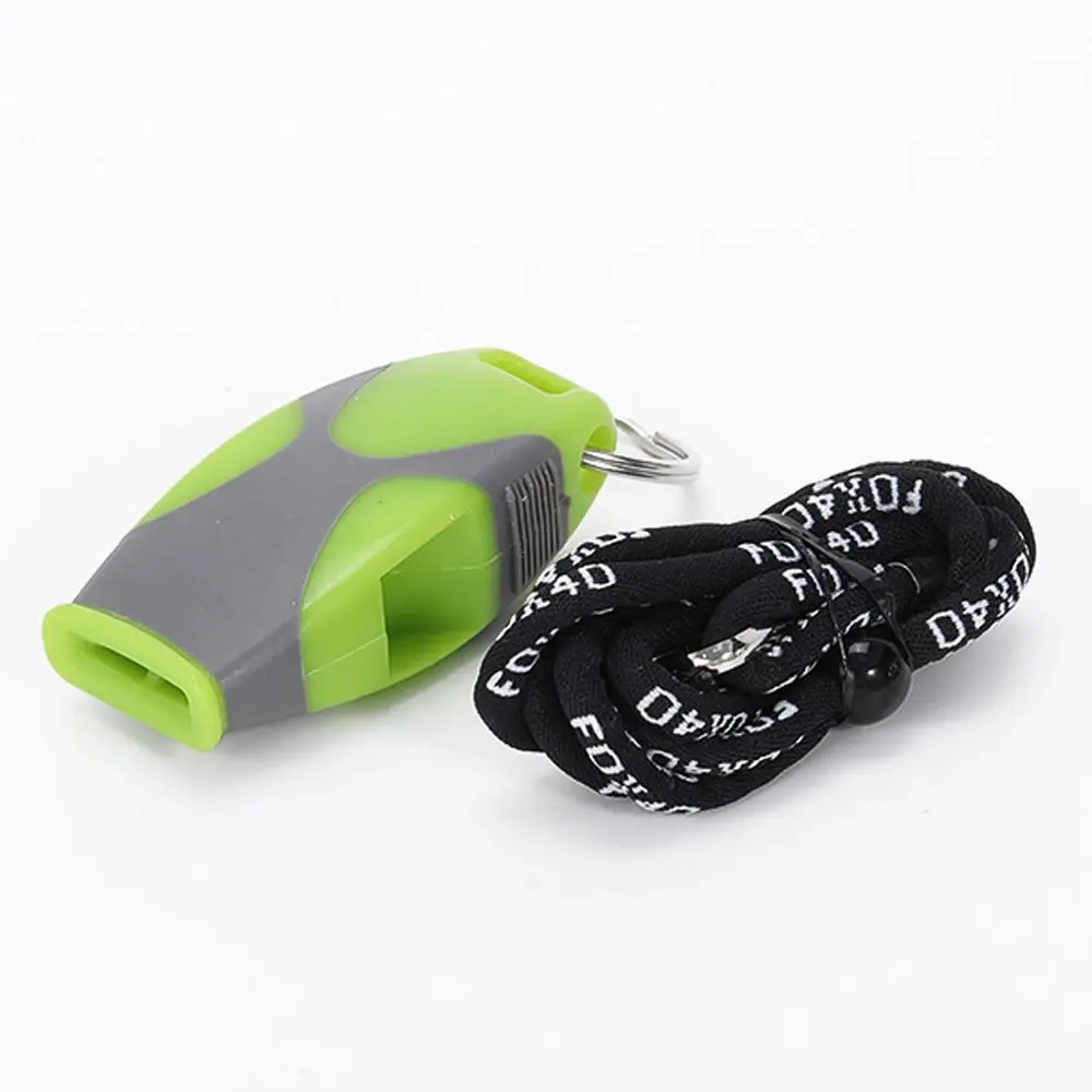 

Sports Teacher Bicolor Referee Whistles ABS Professional Seedless Whistle Loudest Cheering Fish Mouth Whistle Football