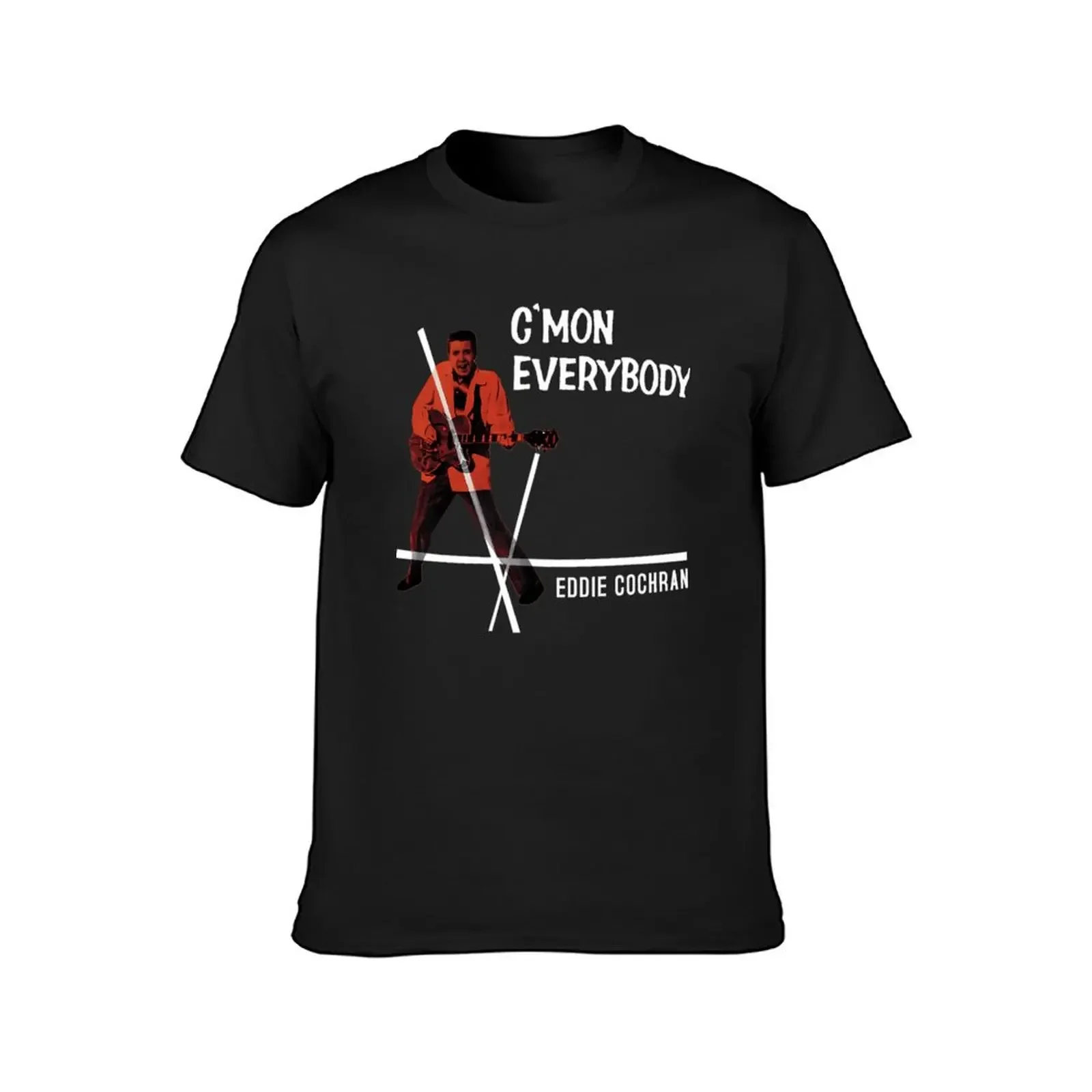 Eddie Cochran C MON EVERYBODY Album Cover T-Shirt anime t shirts plus size clothes oversized oversized t shirt men