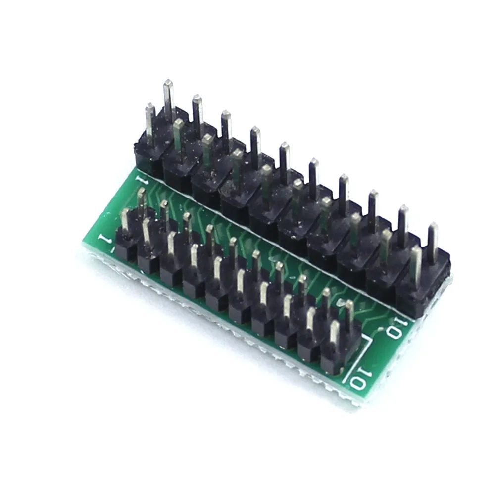 1piece 1.27mm to 2.0mm to 2.54mm Pitch Transfer Plate Converter Single Double Row Pin PCB Adapter Board