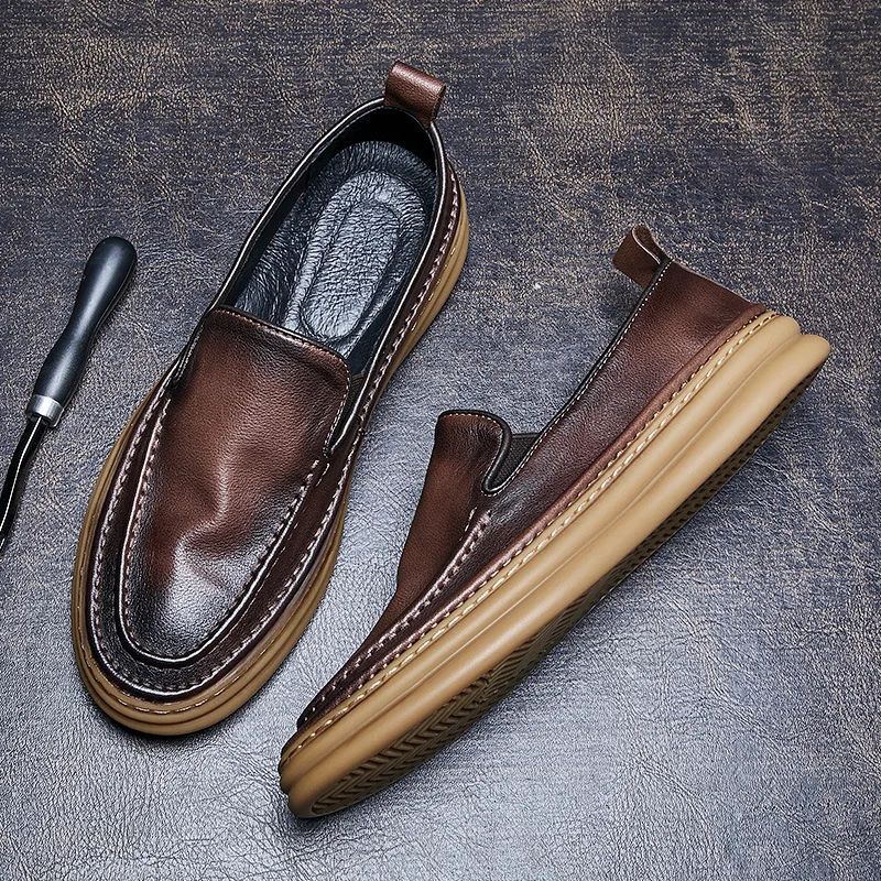 

Loafer Shoes Driving Shoes Soft Oxford Shoes Men Designer Shoes Spring and Autumn Summer Cowhide High Quality Genuine Leather