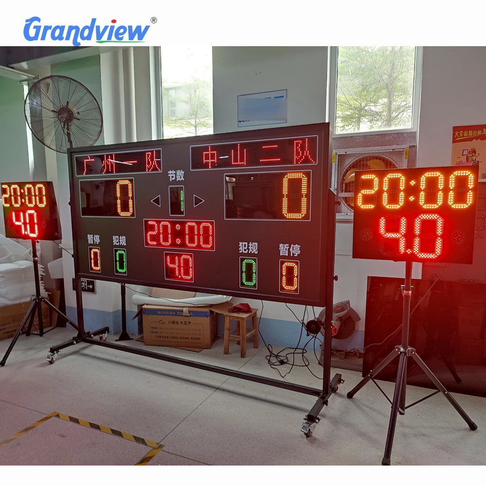 Custom Indoor Or Outdoor Electronic Scoreboard Basketball Tennis Football Badminton LED Sports Scoreboard