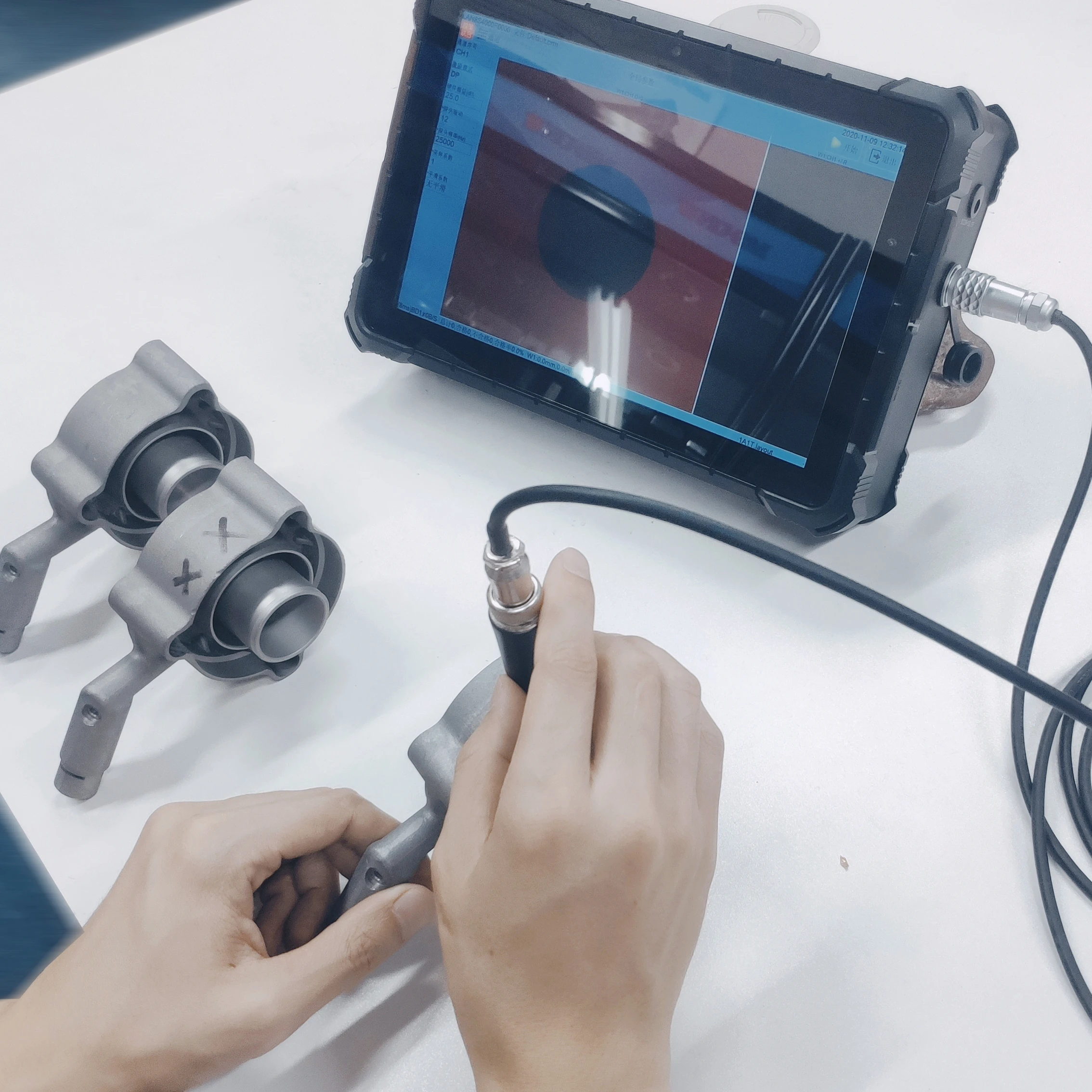 Detektor arus eddy digital cerdas multi-fungsi HEF-CC100