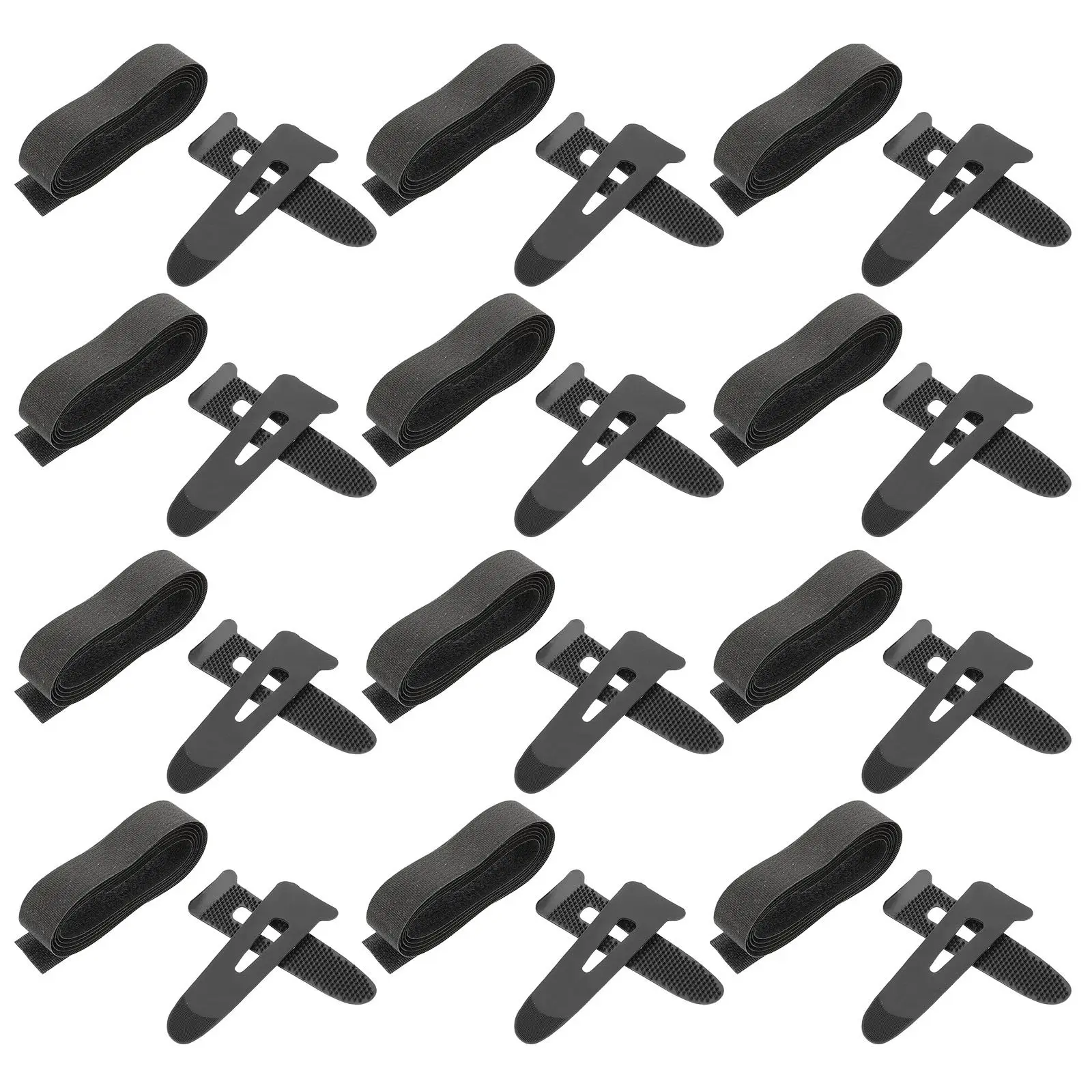 

12Sets Adjustable Cuff Fastener for Jackets Winter Outdoor Gear Reusable Hook and Loop Sleeve Closure Sticky Band for Down