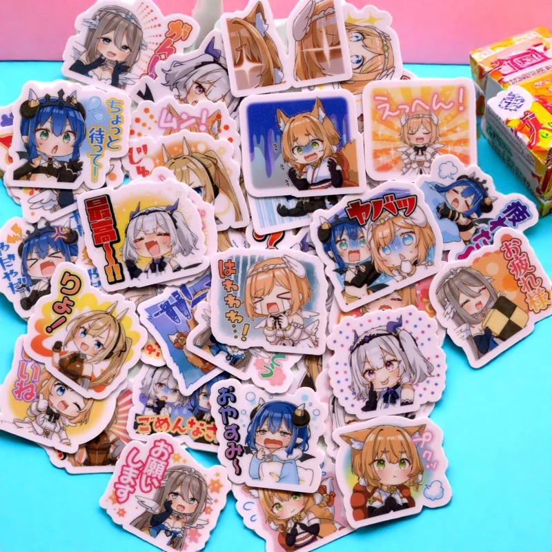 40PCS YURUCANADEA 3CM DIY WATERPROOF STICKER