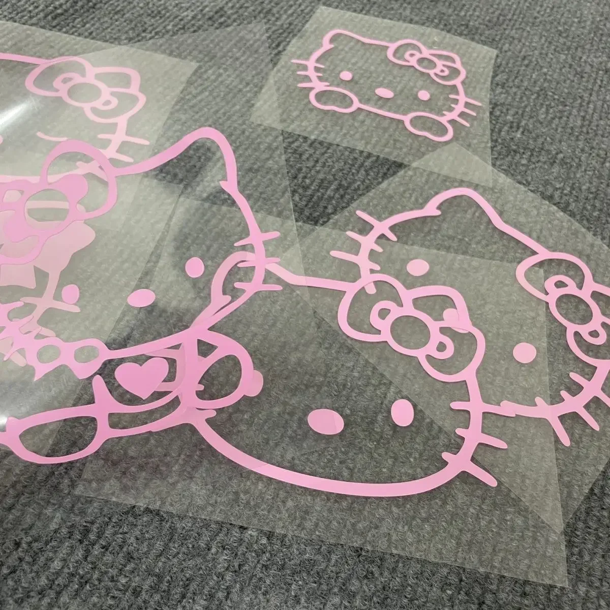 Car Stickers Sanrio HelloKitty Motorcycle Stickers Pink Stickers Scratches Occluded Stickers General Purpose Car Decor for Honda